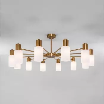 Потолочная люстра в стиле лофт Vegga, 60Вт, E14, 96x96x38,5 см