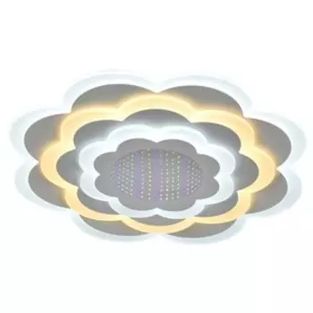 Потолочный светильник, 118Вт, LED, 50x50x6 см, цвет белый