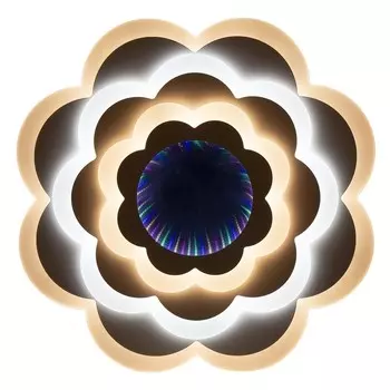 Потолочный светильник, 118Вт, LED, 50x50x6 см, цвет белый