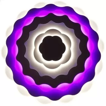 Потолочный светильник, 128Вт, LED, 50x50x5 см, цвет белый