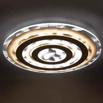 Потолочный светильник, 169Вт, LED, 50x50x5 см, цвет белый