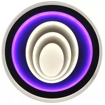 Потолочный светильник, 178Вт, LED, 50x50x7 см, цвет белый