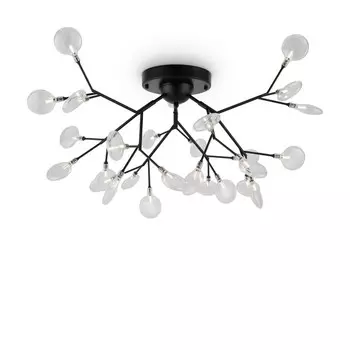 Потолочный светильник 3Вт, 27хG4 40x76 см, чёрный