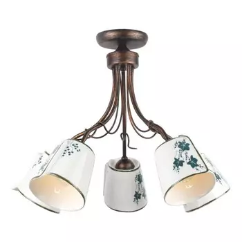 Потолочный светильник 5х40Вт E14, размер 60x60x42,5 см