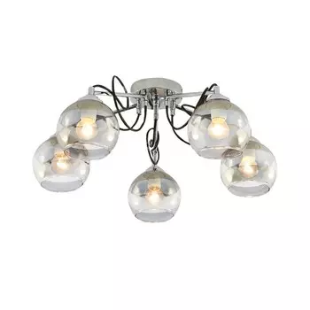 Потолочный светильник 5х60Вт Е27, размер 60x60x22 см