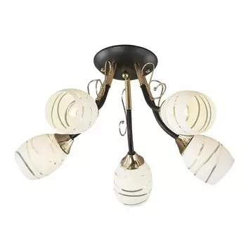 Потолочный светильник 5x60Вт E27, размер 52x52x26 см