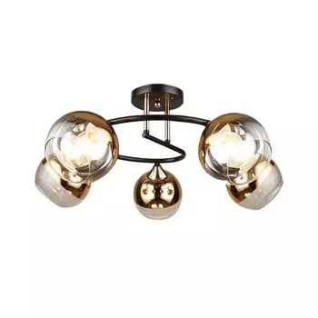 Потолочный светильник 5x60Вт E27, размер 56x56x25 см