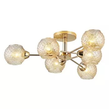 Потолочный светильник 6х40Вт Е27, размер 74x74x19 см