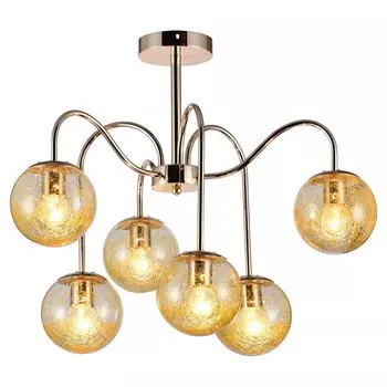 Потолочный светильник 6х60Вт Е27, размер 64x64x49 см