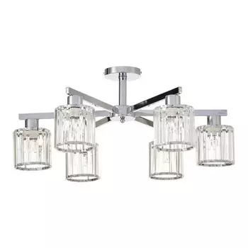 Потолочный светильник 6х60Вт E27, размер 69x69x31 см