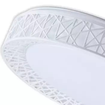 Потолочный светильник, 72Вт, LED, 50x50x8 см, цвет белый