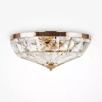 Светильник потолочный Maytoni MOD094CL-04G, 4хE14, 60Вт, 39,6х39,6х19,2 см, цвет золото