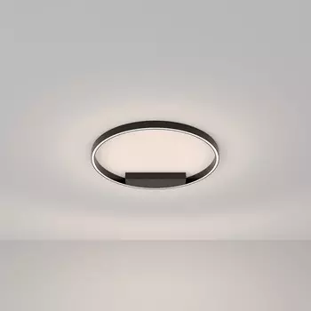 Светильник потолочный Maytoni MOD058CL-L35B4K, 1хLED, 37Вт, 60х60х3,5 см, 1800Лм, цвет чёрный