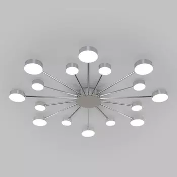Потолочный светильник с пультом Nitrino, SMD, светодиодная лента, 98,7x98,7x6,2 см