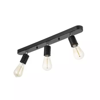 Потолочный светильник «Скин» 3хЕ27 40 Вт черный 30616 см