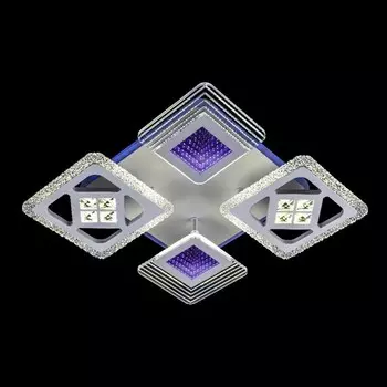 Потолочный светодиодный светильник ЭкономСвет, размер 43x43x8 см