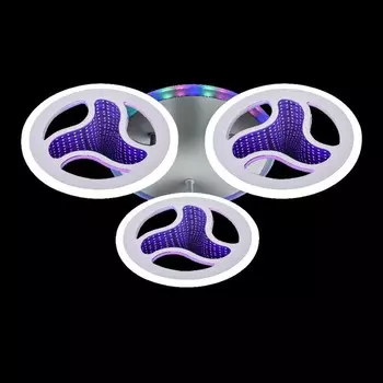 Потолочный светодиодный светильник ЭкономСвет, размер 46x46x8 см