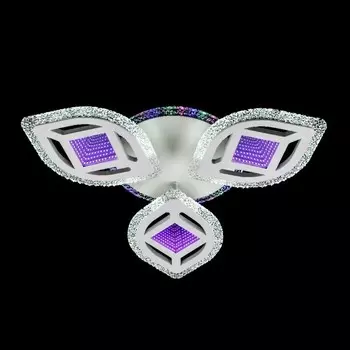 Потолочный светодиодный светильник ЭкономСвет, размер 54x54x8 см