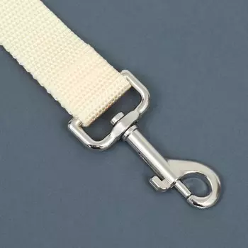 Поводок 2 м 2.5 см, бежевый