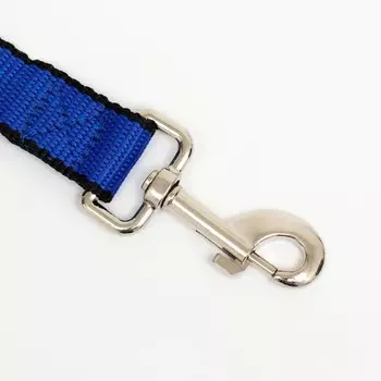 Поводок 2 м 2.5 см, сине-чёрный