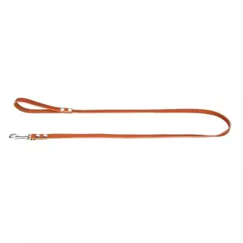 Поводок Аркон кожаный однослойный, 140 х 1,4 см, коньячный