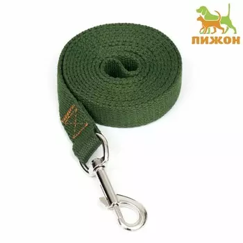 Поводок брезентовый, 2 м 2 см, хаки