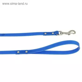 Поводок из биотана, 2 м х 2 см, синий