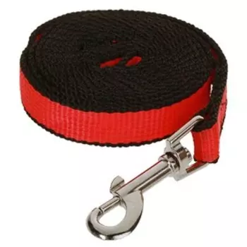 Поводок капроновый Зооник, 2 м х 2 см, микс цветов