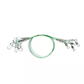 Поводок стальной оснащенный 20 см, тест 5 кг