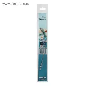 Поводок струна d=0,3 мм, длина 15 см, тест 9,5 кг (набор 5 шт.)