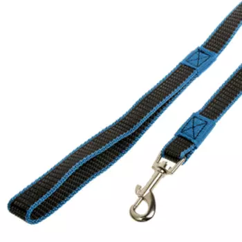Поводок "Зооник" капроновый с двойной латексной нитью, 5 м х 2 см, синий