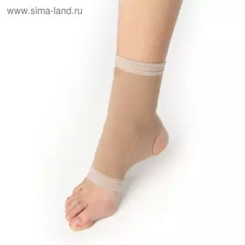 Повязка голеностопная трикотажная S-HT09AT, размер S, цвет бежевый