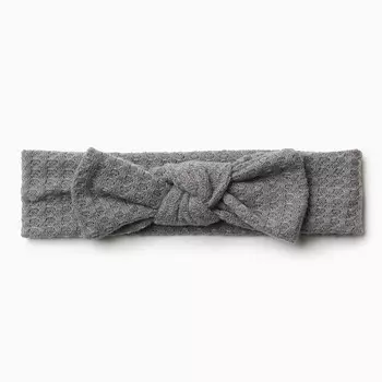 Повязка на голову «Крошка Я. Бантик», размер 46-48, серая