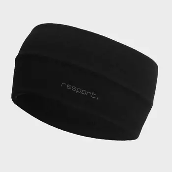 Повязка на голову спортивная Resport, размер 56-58, чёрная