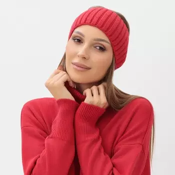 Повязка вязаная однослойная MIST, р. 56-58см, красный