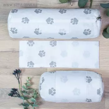 Позиционер Nature anatomy, принт лапки серые