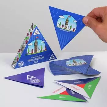 Настольная игра «Учим английский язык», 36 карт, 7+