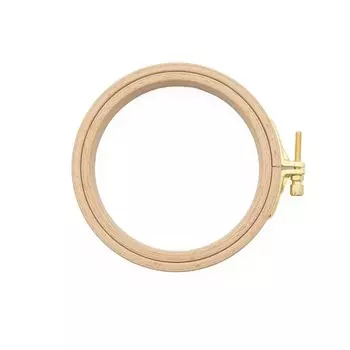 Пяльцы круглые буковые, d=100 мм, высота обода 16 мм, Nurge Hobby