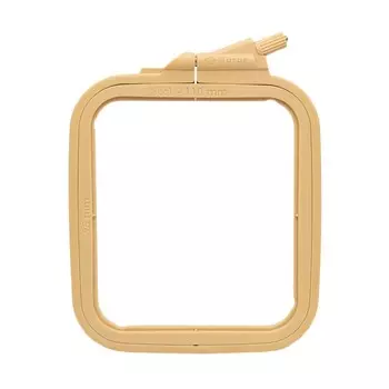 Пяльцы пластиковые квадратные с винтом 9,5x11 см