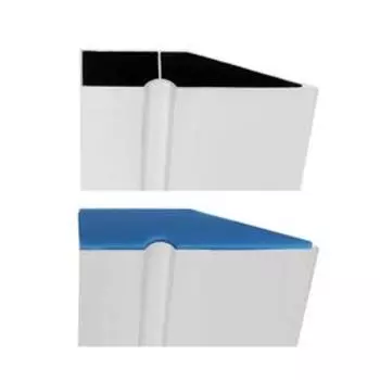 Правило трапециевидное ТУНДРА, 3 м, алюминий, 1 ребро жесткости