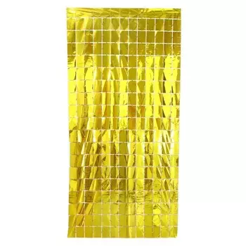 Фотозона дождик «Блеск», 200100 см, золотой