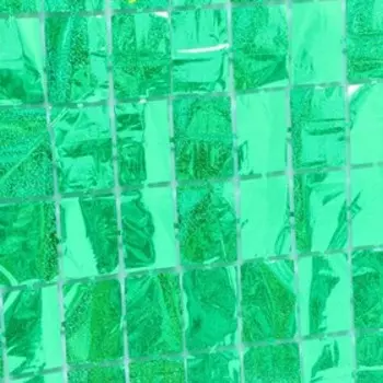 Праздничный занавес голография 100*200 см., цвет зелёный