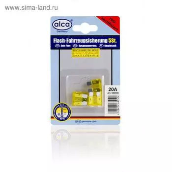Предохранитель флажковый 20А, 5шт, ALCA