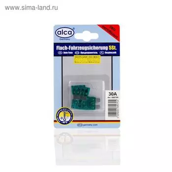 Предохранитель флажковый 30А, 5шт, ALCA