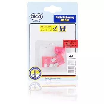 Предохранитель флажковый 4А, 5шт, ALCA