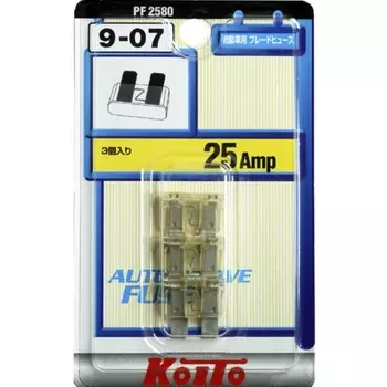 Предохранители Koito, 3 шт., 25А