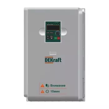 Преобразователь частоты DEKV060 15кВт 380В 3ф с тормозн. модулем DEKraft DEKV060G015T4B