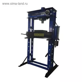 Пресс AE&T T61250A, гидравлический, 50т, с ручным и пневмоприводом, диапазон 0-960мм