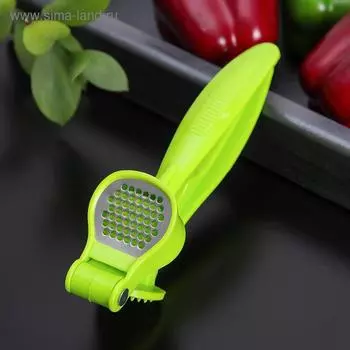 Пресс для чеснока «Леденец», 18 см, цвет МИКС