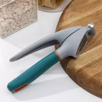 Пресс для чеснока Magistro Coral, 20,24,26,5 см, цвет зелёный, серый